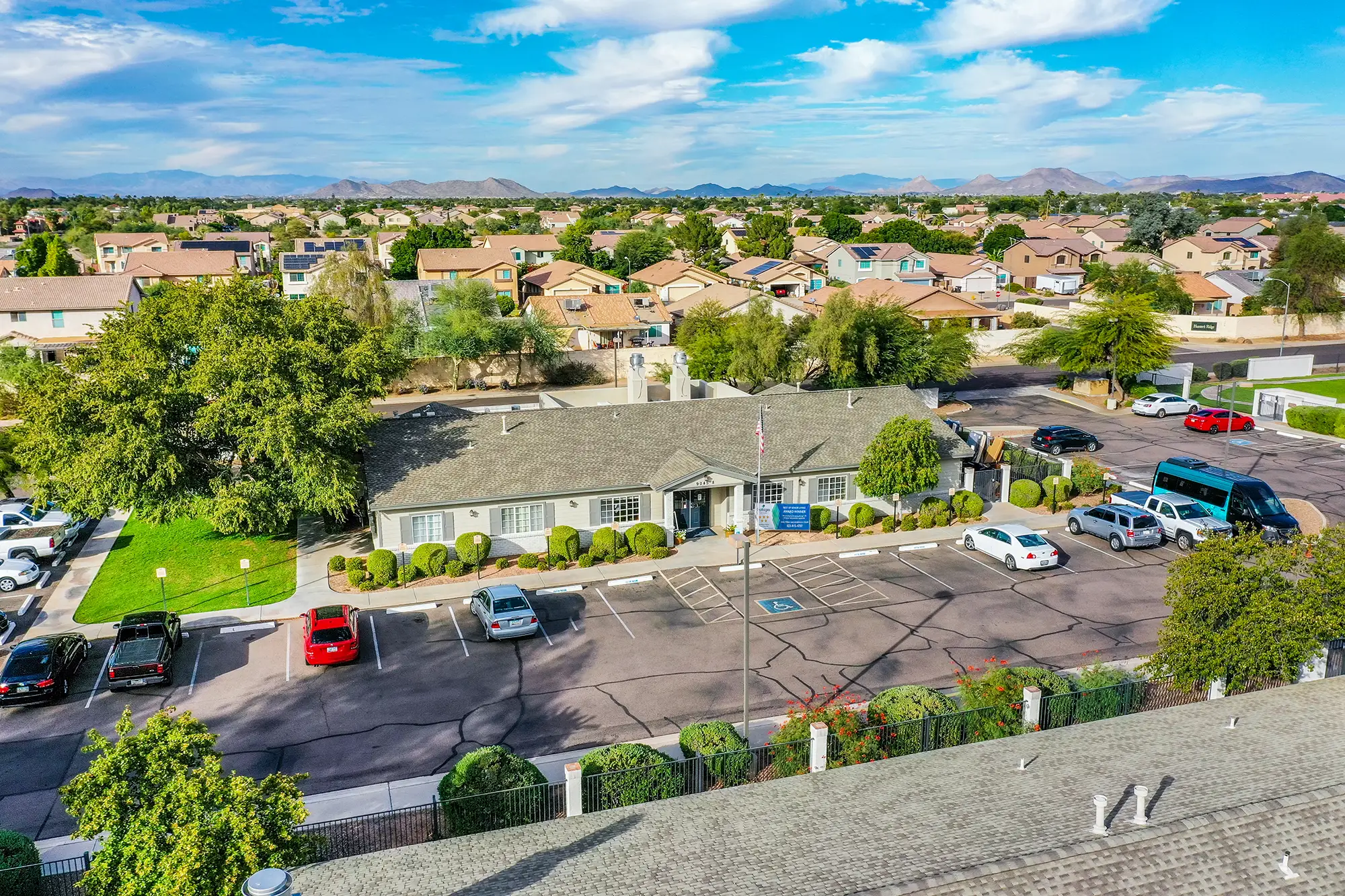 Beautiful view of the mountains near Meridian San Marcos